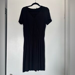 Reitmans Classic Black Midi Dress in size small